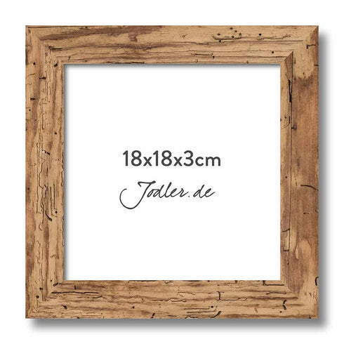 Altholzbilderrahmen 18x18|3cm